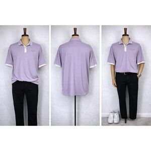Nike Tennis Pro Climacool+ FreeLift Polo Shirt Men’s L Purple Golf Athletic
